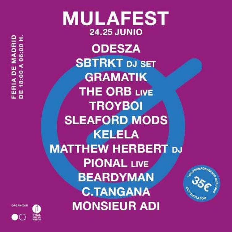 MULAFEST descubre su programación musical para 2016