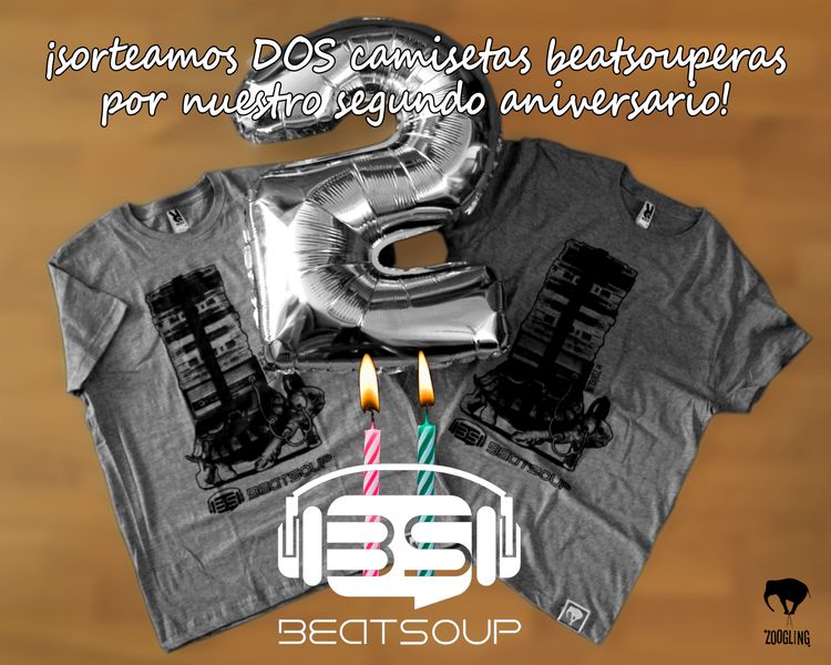 Beatsoup cumple DOS años... ¡y sortea DOS camisetas!
