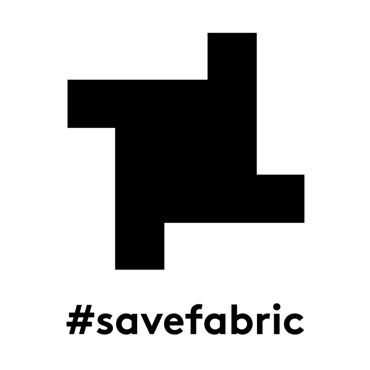 La escena se vuelca con fabric London ante su cierre, ¡firma! #SaveFabric