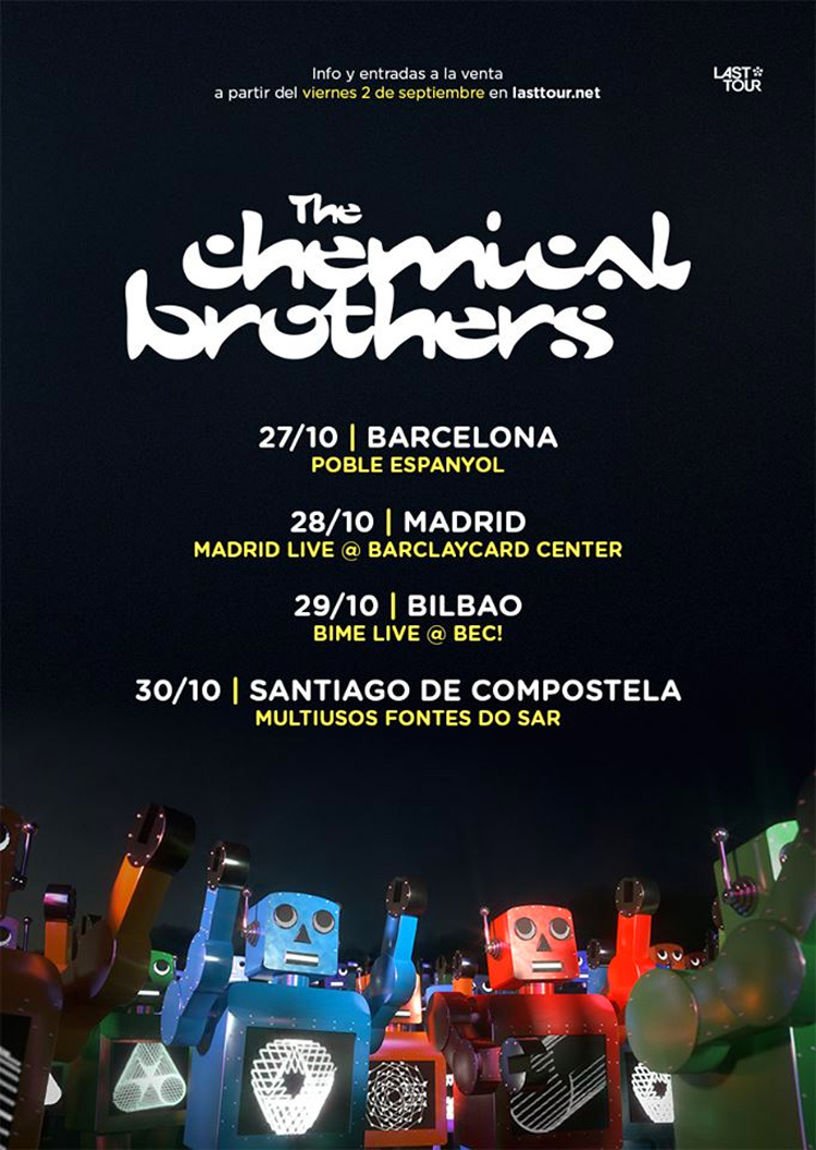 The Chemical Brothers anuncian cuatro fechas en España