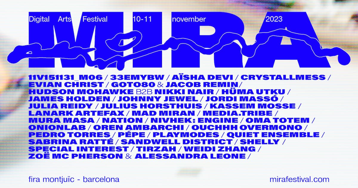 mira festival 2023 line up