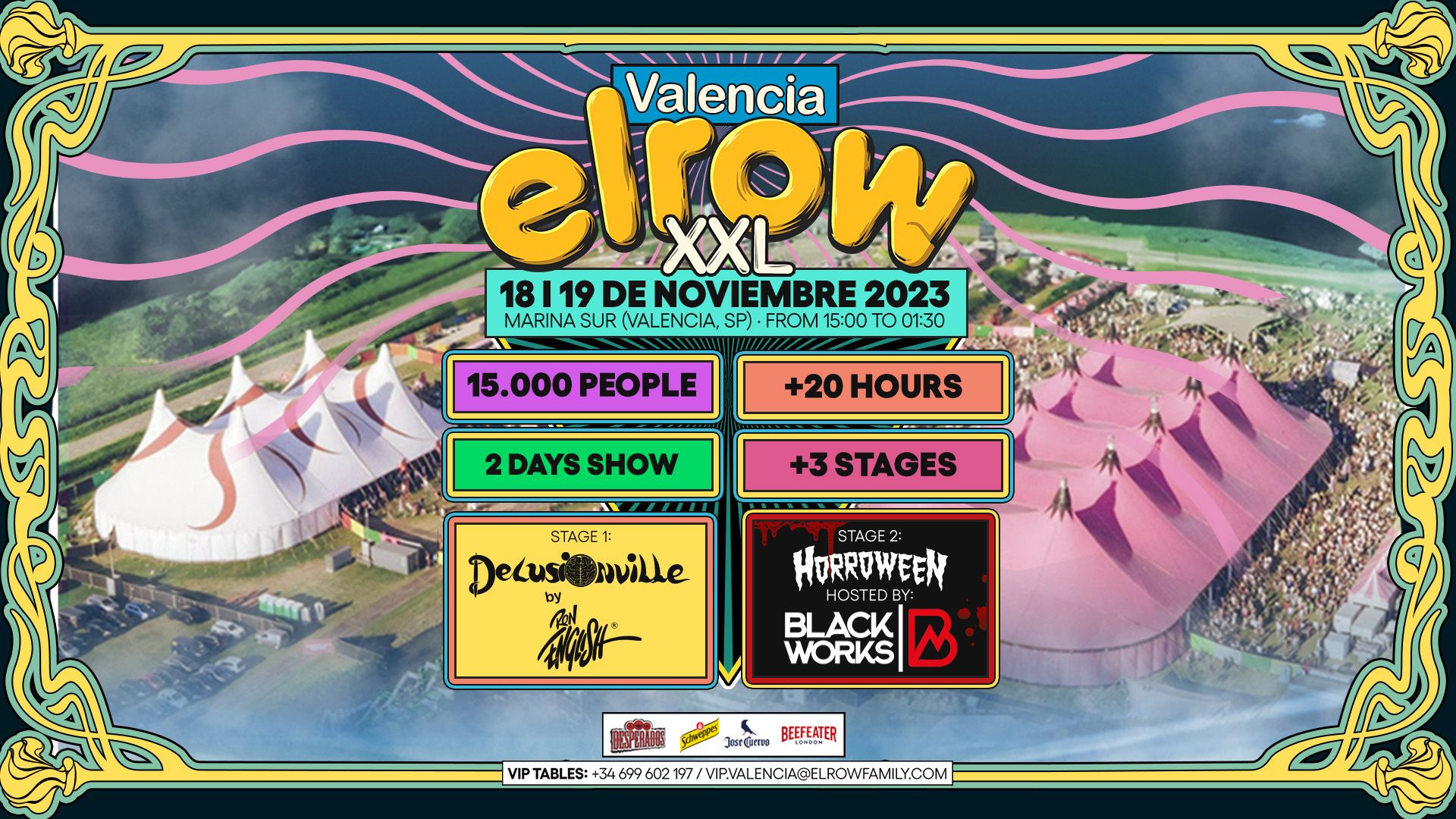 ElRow XXL Weekend Festival aterriza por primera vez en Valencia