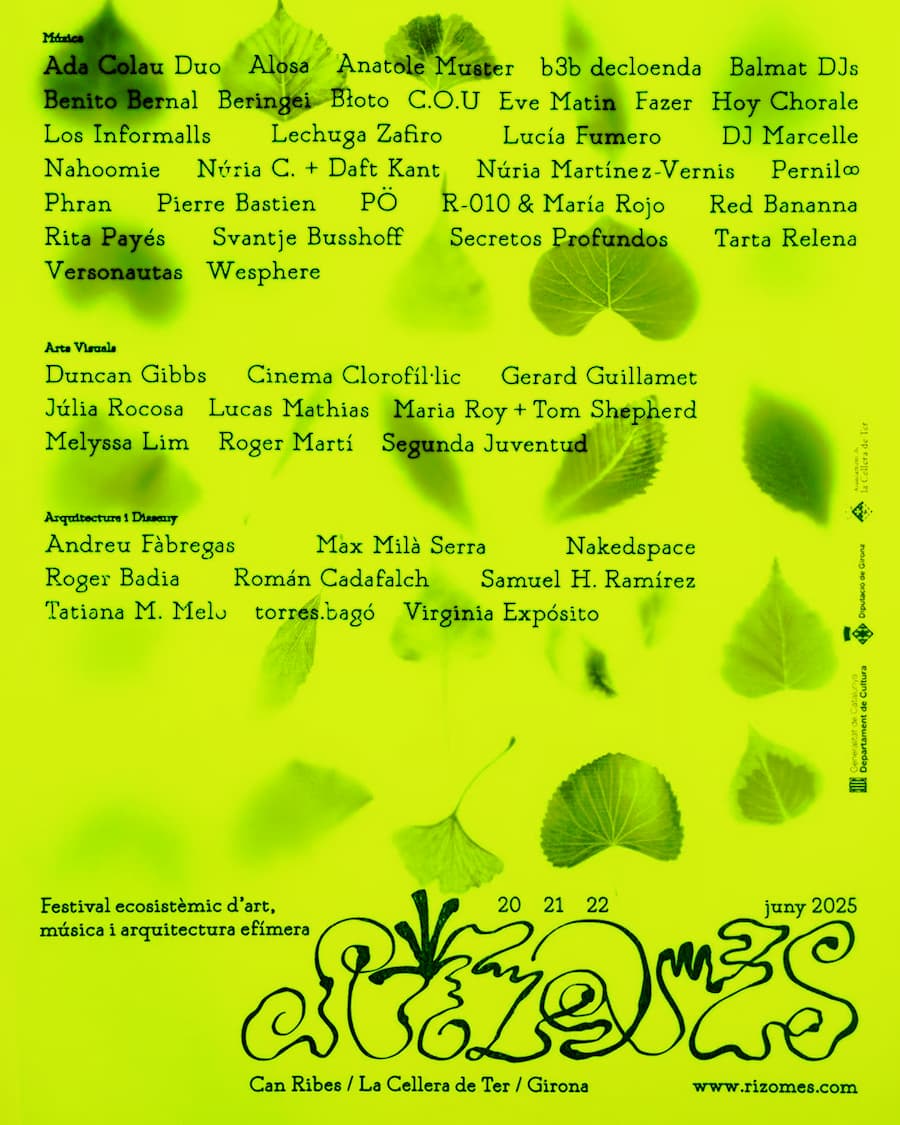 festival rizomes 2025 (cartel) - girona