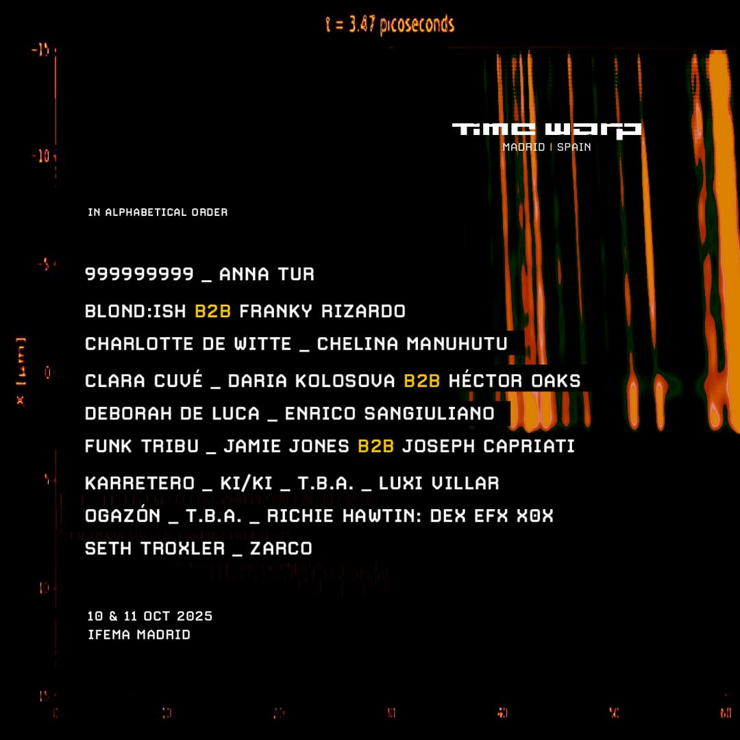 TIME WARP MADRID 2025 85% CARTEL - BEATSOUP