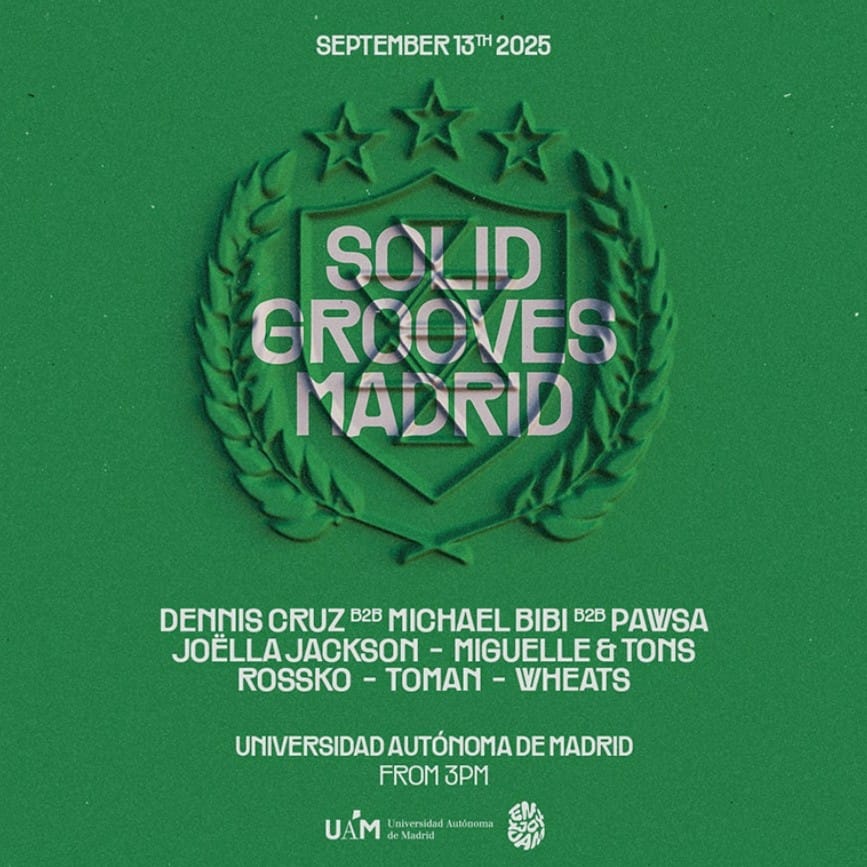 SOLID GROOVES - MICHAEL BIBI PAWSA DENNIS CRUZ @ MADRID UAM