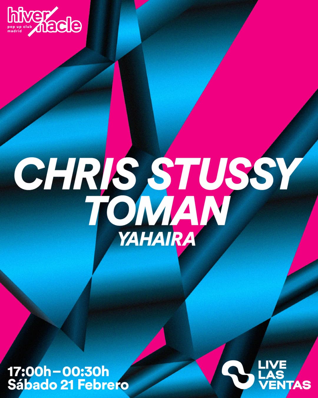 CHRIS STUSSY HIVERNACLE POP UP MADRID LAS VENTAS BRUNCH ELECTRONIK FEBRERO