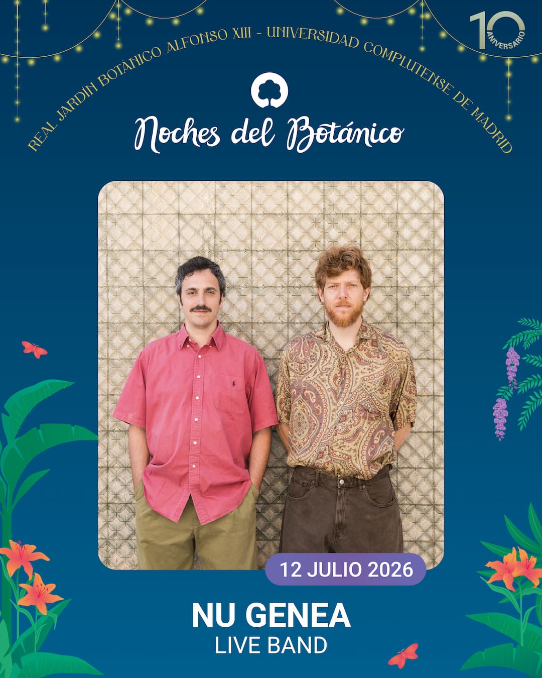 Noches del Botanico 2026 - Nu Genea Live Band