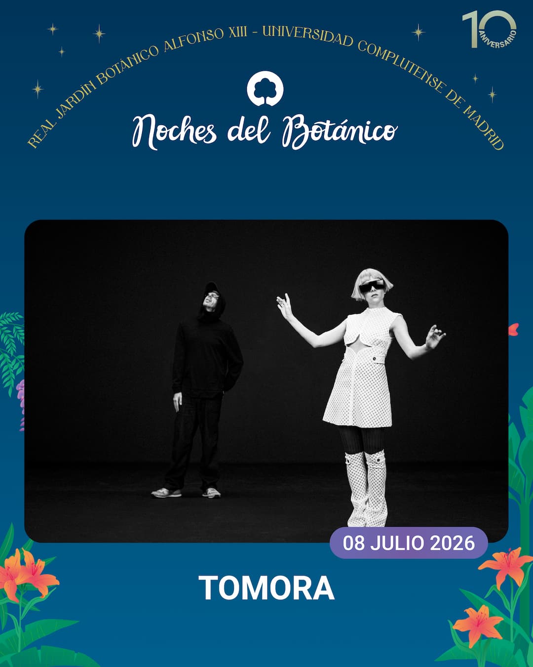 Noches del Botanico 2026 - Tomora