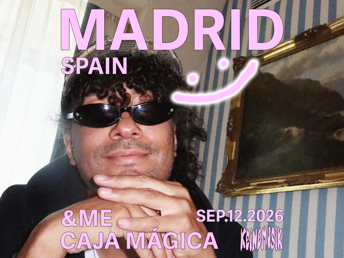 Brunch Electronik Madrid - Fall Season - &ME Keinemusik presents :)