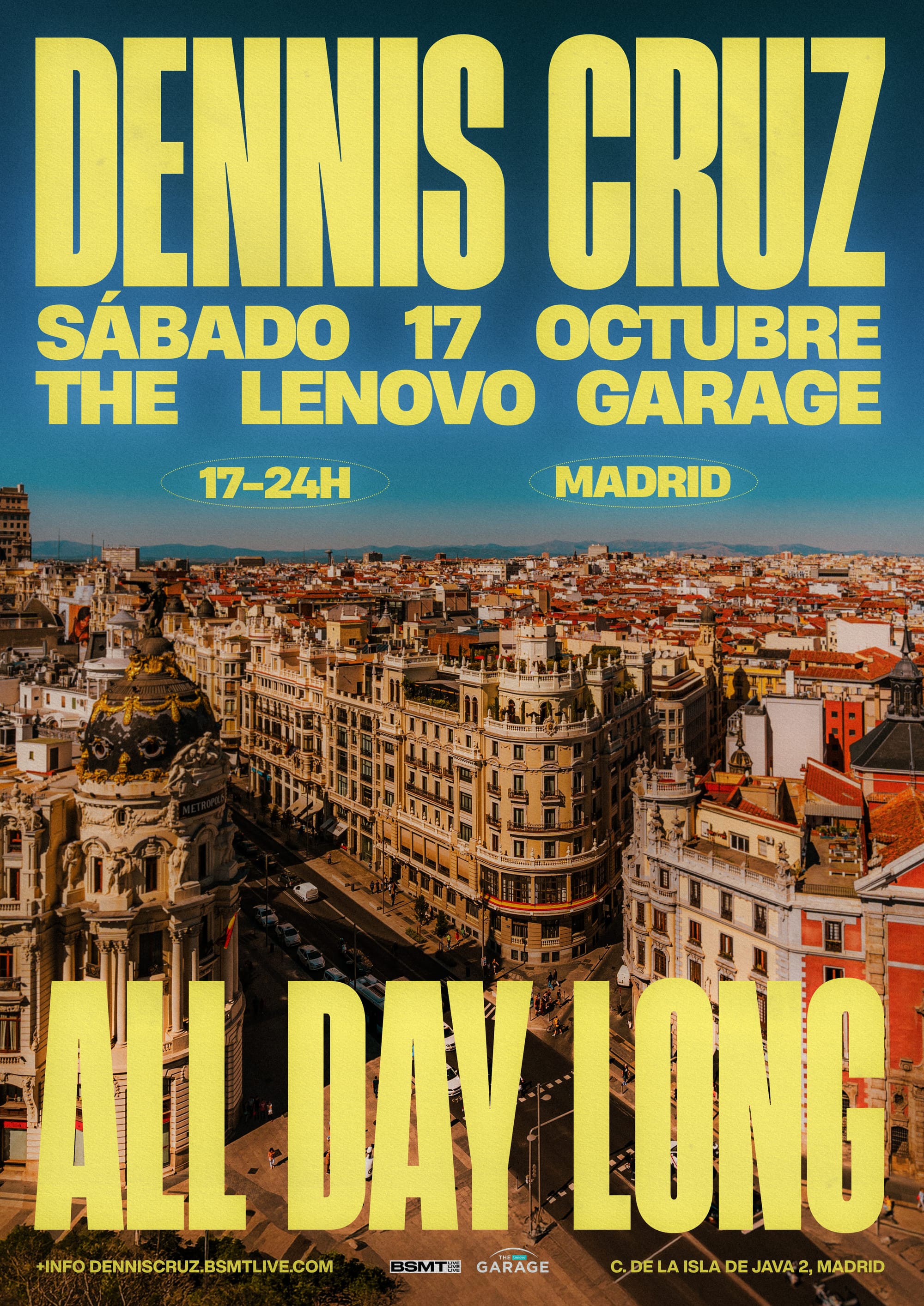 BSMT Live @ The Lenovo Garage - Dennis Cruz all day long