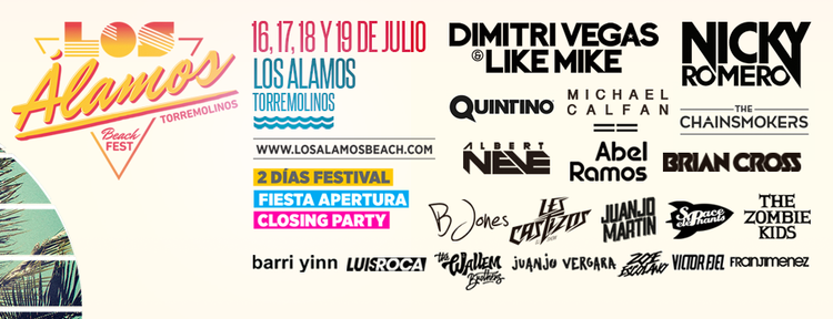 Los Álamos Beach Festival completa su cartel y trae nuevas noticias