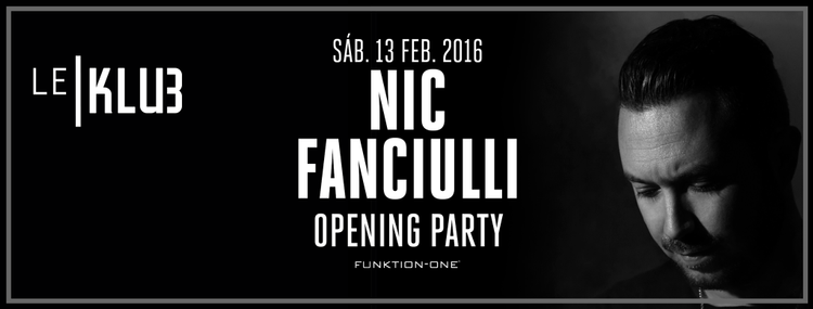 Nic Fanciulli inaugura una nueva sesión en Madrid: Le Klub