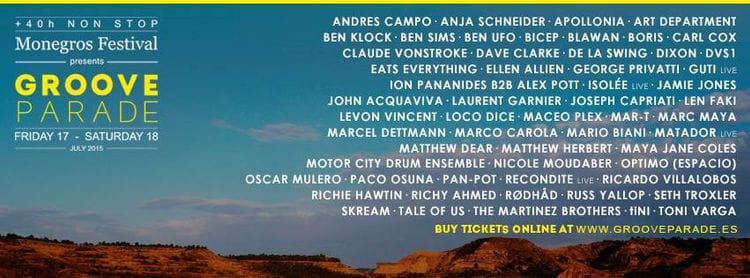 Groove Parade añade dos mitos a su line-up