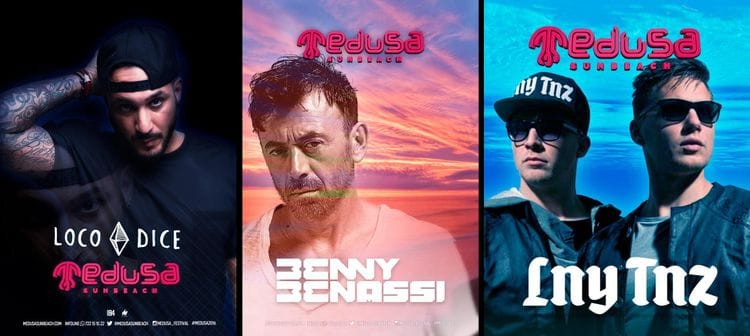 Loco Dice, Benny Benassi y LNY TNZ estarán en Medusa