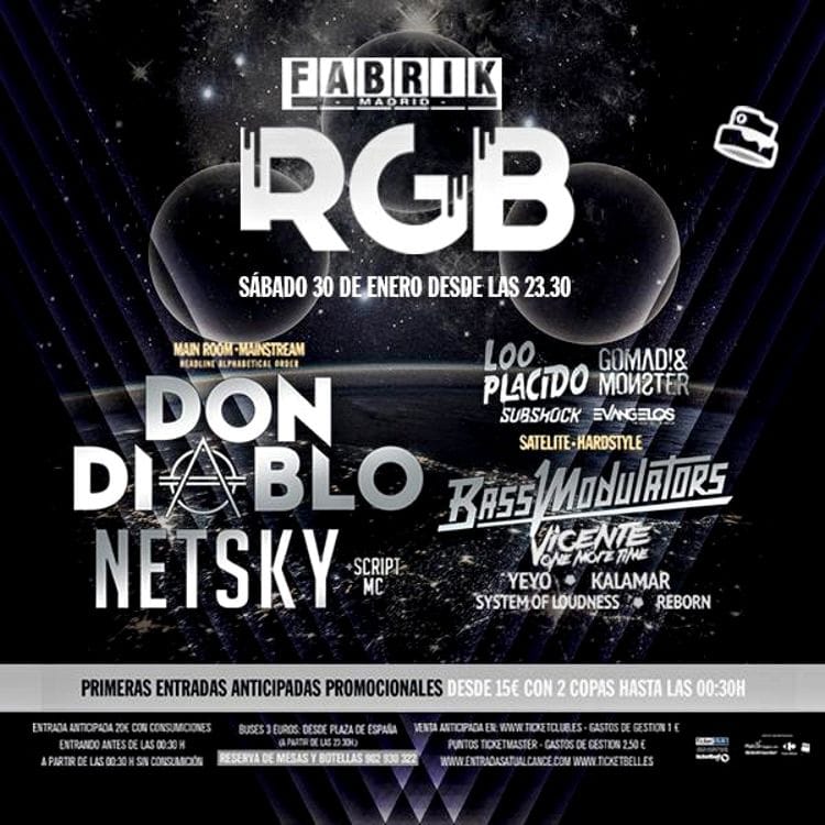 RGB vuelve con Don Diablo, Netsky y mucha fuerza