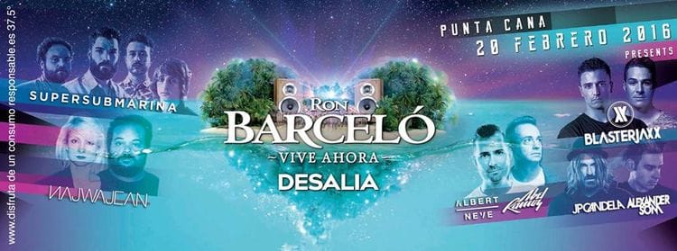 Ron Barceló Desalia 2016 anuncia su cartel