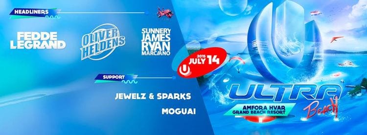 Ultra Europe revela los nombres de Ultra Beach