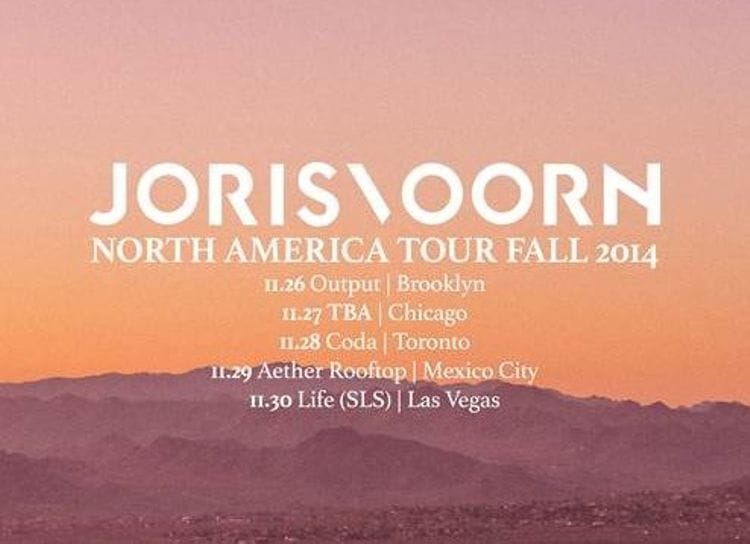 Noche 100% underground con Joris Voorn en Chicago