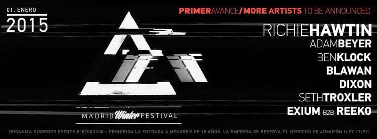 Primeros artistas para Madrid Winter Festival 2015