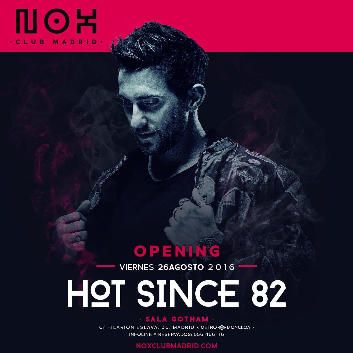 Nox Club Madrid estrena nueva temporada con Hot Since 82