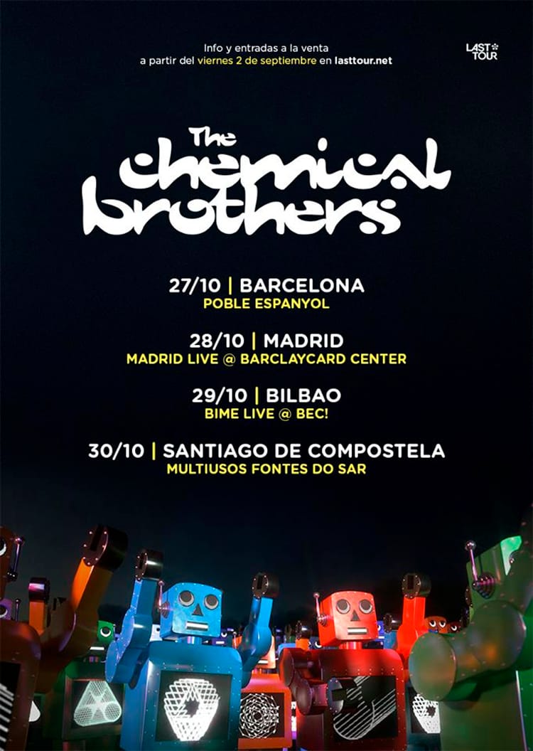 The Chemical Brothers anuncian cuatro fechas en España