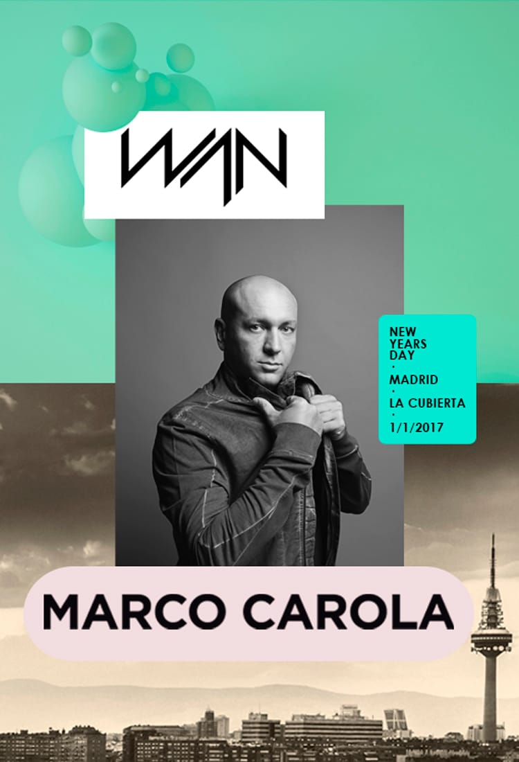 Marco Carola es el primer confirmado de WAN Festival 2017