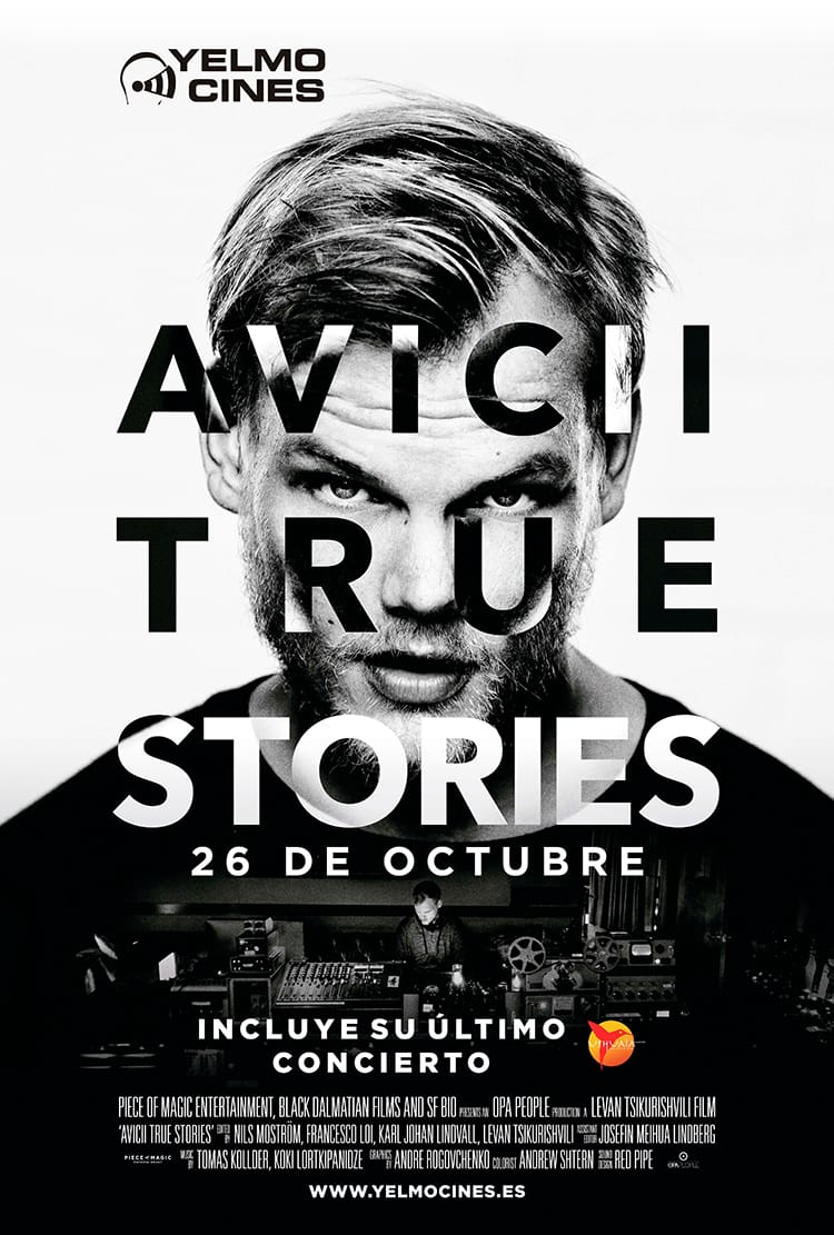 Yelmo Cines presenta en exclusiva el estreno mundial del documental sobre AVICII: 'TRUE STORIES'