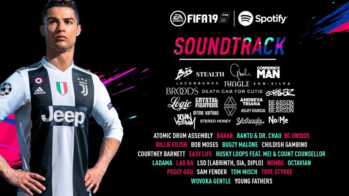 Lista de canciones de FIFA 2019