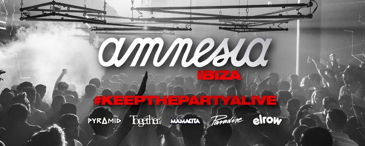 Amnesia lanza una campaña para mantener viva la fiesta en Ibiza