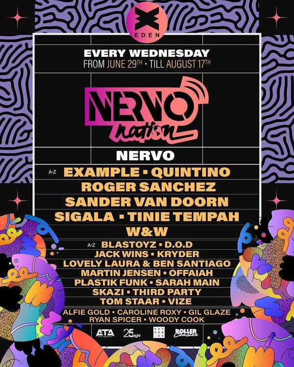 Nervo estrena residencia en Eden esta temporada