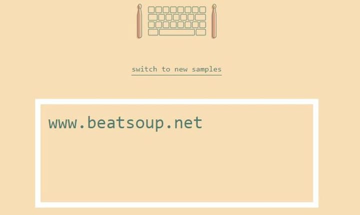 Typedrummer, convierte tus oraciones en beats
