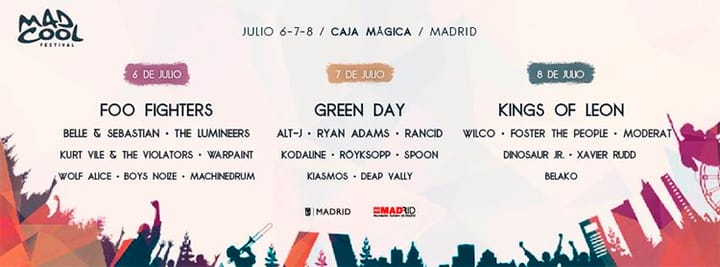 La electrónica llega a Mad Cool Festival 2017