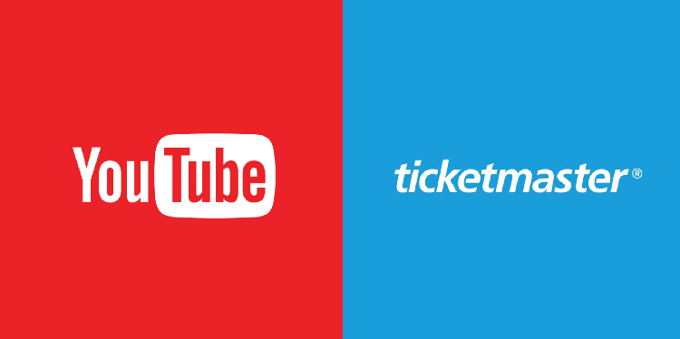 Youtube y Ticketmaster unen fuerzas para ser tu taquilla online